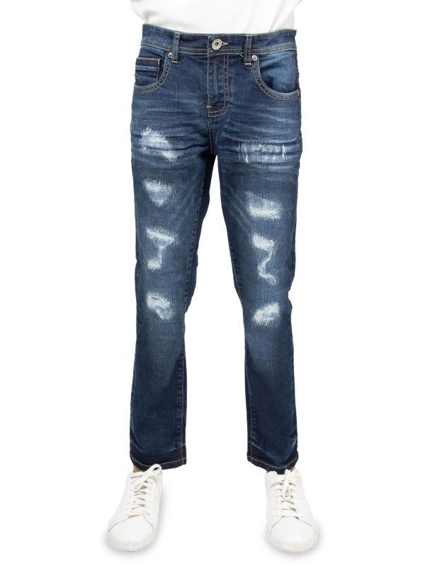 X Ray Boy's Distressed Slim Jeans